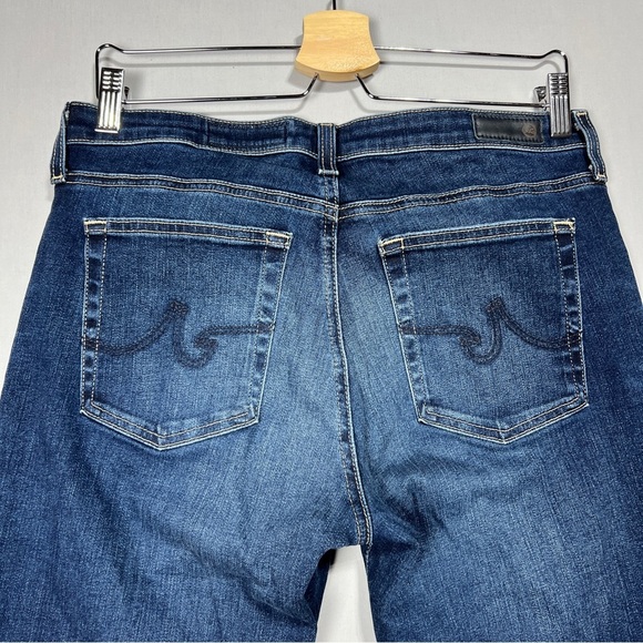 AG Adriano Goldschmied Prima Cigarette Crop Jeans Women’s 31 Blue Mid Rise Denim - Picture 11 of 14